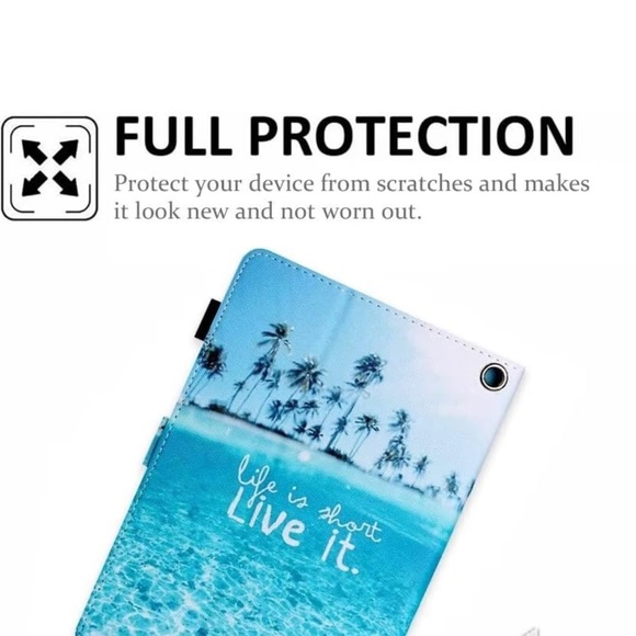 The Case for Amazon Fire HD 10 Tablet Smart PU Leather Case Slim-beach - Picture 3 of 14